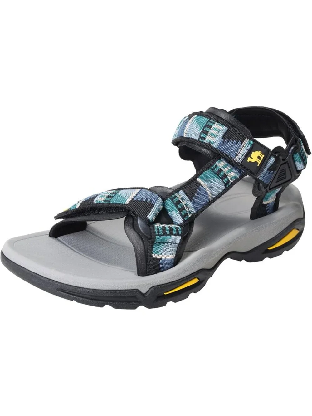 Men's Green Arch Support Open Toe Beach Comfortable Hiking Sandals Shoes